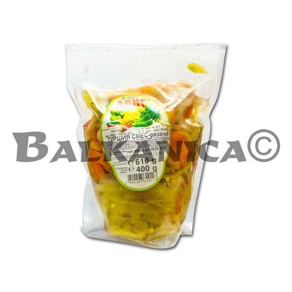 400 G PICKLED VEGETABLES MARINATED CUTTED PVC AVIS