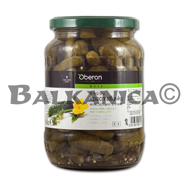 680 G PICKLED CUCUMBERS BABY OBERON