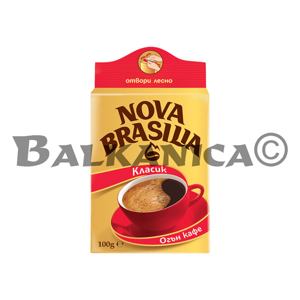 100 G CAFE MOULU NOVA BRASILIA