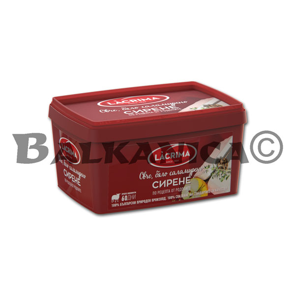 400 Г СИРЕНЕ ОВЧЕ ПВЦ ЛАКРИМА