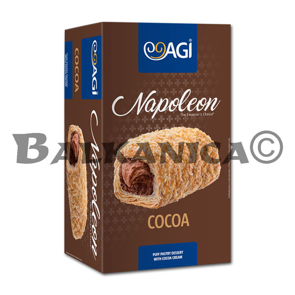 90 G PRAJITURA NAPOLEON CU CREMA DE CACAO AGI 90 G PRAJITURA NAPOLEON CU CREMA DE CACAO AGI