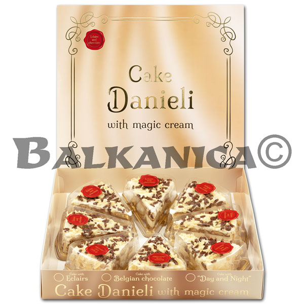 TORTA (8 X 130 G) S VALSHEBEN KREM, EKLERI I BELGIISKI MLECHEN SHOKOLAD DANIELI