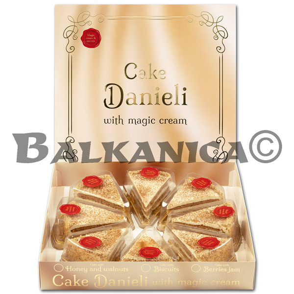 TORTA (8 X 130 G) MORKOVENA S VALSHEBEN KREM, STAFIDI I OREHI DANIELI