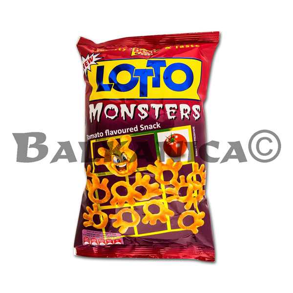 75 G SNACKS MONSTERS LOTTO 75 G SNACKS MONSTERS LOTTO