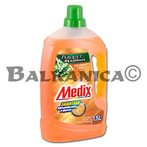 1.5 L DETERGENT FOR PARQUET AND LAMINATE LILY OF THE VALLEY MEDIX