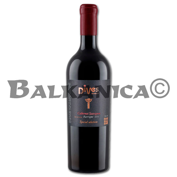 0.75 L VINO CHERVENO CABERNET SAUVIGNON 2016 BARRIQUE