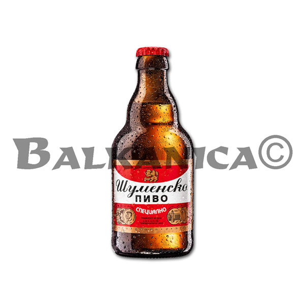 0.33 L CERVEZA ESPECIAL BOTELLA SHUMENSKO 5.2%-12P