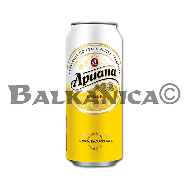 0.5 L CERVEJA LATA ARIANA 4.5%-10P