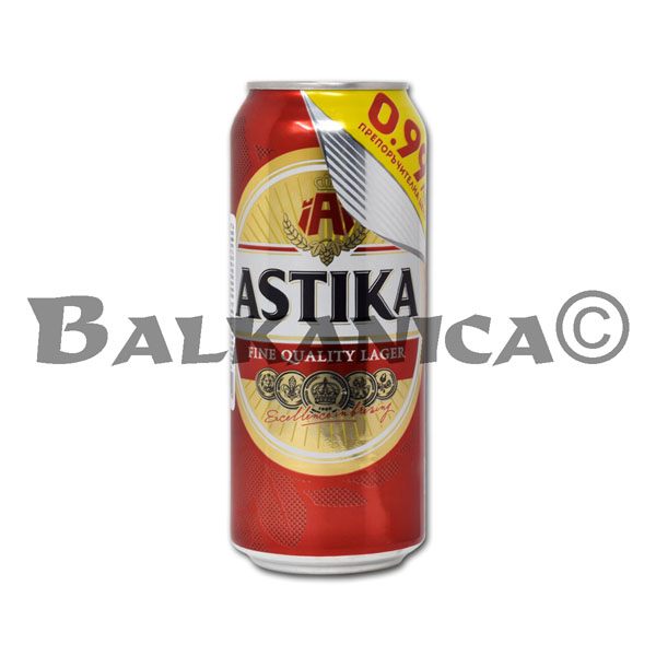 0.5 L BERE ASTIKA 4.3%-10P